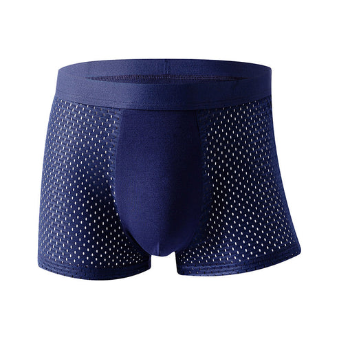 Ice Silk Mesh Antibakteriel åndbar boxershorts