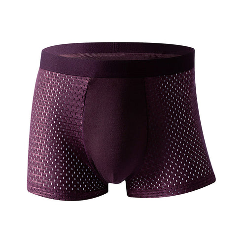 Ice Silk Mesh Antibakteriel åndbar boxershorts