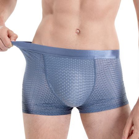 Ice Silk Mesh Antibakteriel åndbar boxershorts